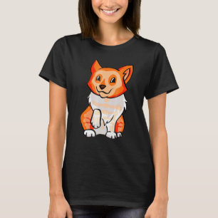 Corgi Skeleton Cute Bones Halloween T-Shirt