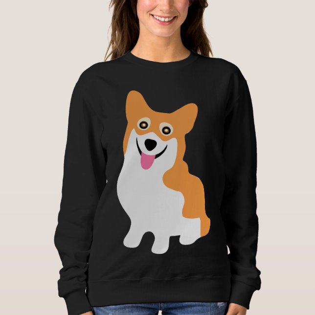 Corgi Smile Sweatshirt (Front)