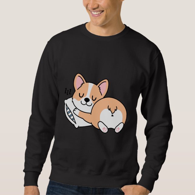 Corgi Snooze Sweatshirt (Front)