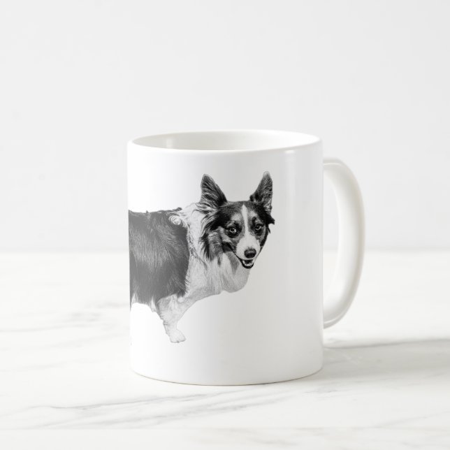 Corgi Spark in Snowlight Coffee Mug (Front Right)