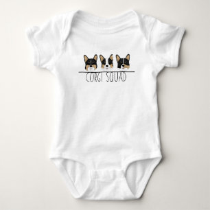 Corgi Squad Baby Bodysuit