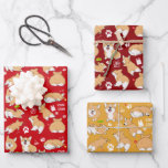 Corgi Story Christmas Holiday Wrapping Paper Sheet<br><div class="desc">Our beautifully printed wrapping paper comes in a set of three conveniently pre-cut sheets. Ideal for gift wrapping, party favours, or making your next creative DIY crafting project really stand out! These flat wraps are better than traditional rolls of wrapping paper because they don't roll back on themselves, and the...</div>