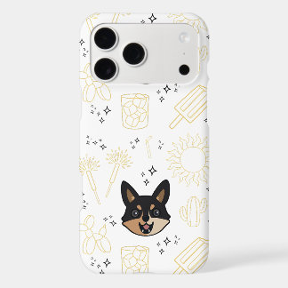 Corgi Summer iPhone 17 Pro Max Case