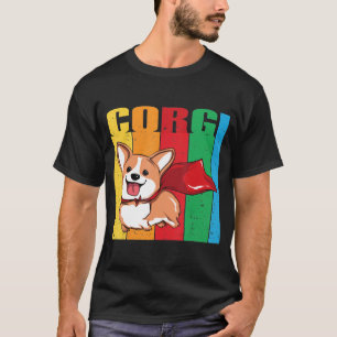 Corgi Superhero T Dog T-Shirt