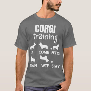 Corgi Training Corgi Dog Tricks 2 T-Shirt