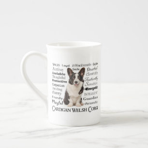 Corgi Traits Bone China Mug