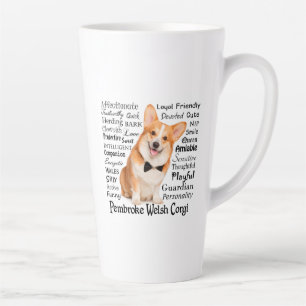Corgi Traits Latte Mug
