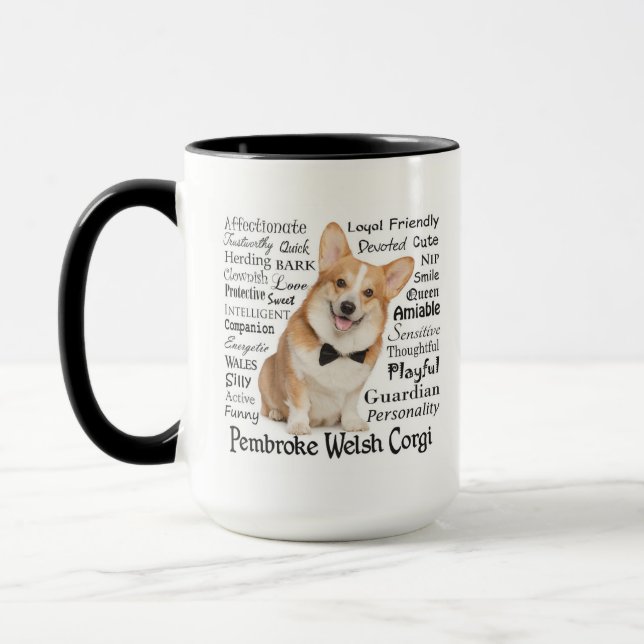 Corgi Traits Mug (Left)