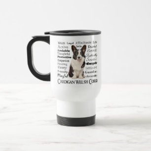 Corgi Traits Travel Mug