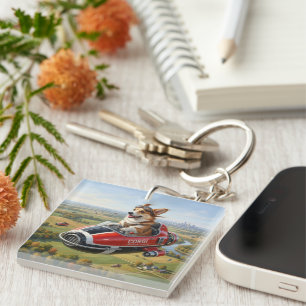 Corgi Transporter Key Ring