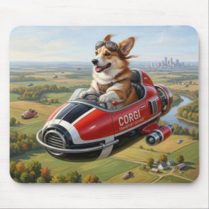 Corgi Transporter Mouse Mat