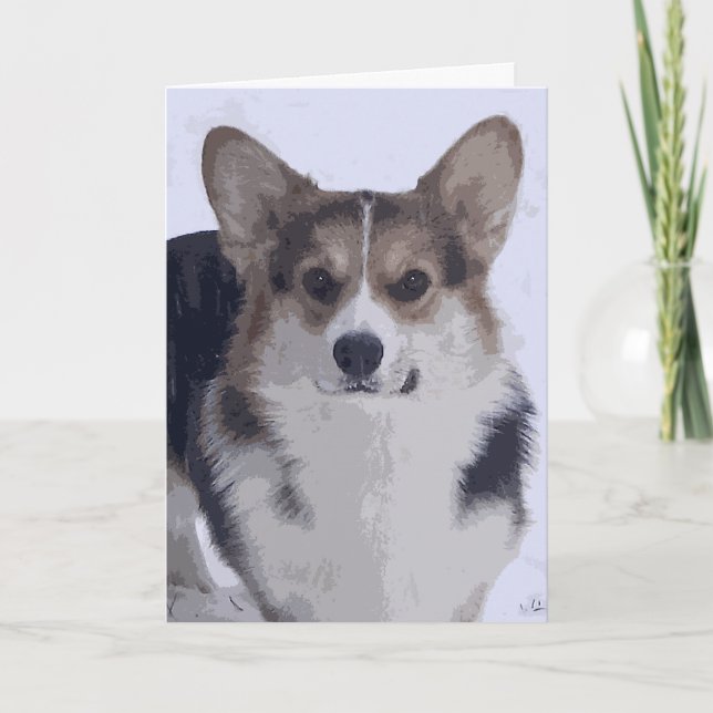 Corgi Tri-Colour Card (Front)
