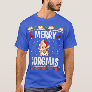 Corgi Ugly Christmas Sweater Merry Corgmas Santa C