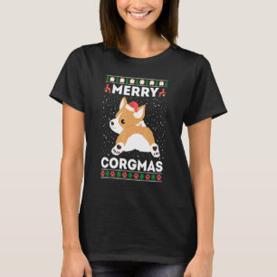 Corgi Ugly Christmas Sweater Style Merry Corgmas S