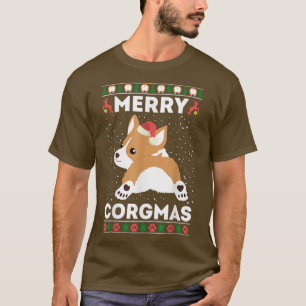 Corgi Ugly Christmas Sweater Style Merry Corgmas S