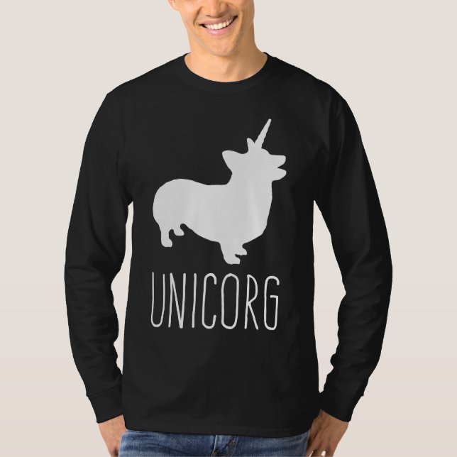 Corgi Unicorg Unicorn  791 T-Shirt (Front)