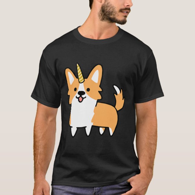 Corgi Unicorn   T-Shirt (Front)