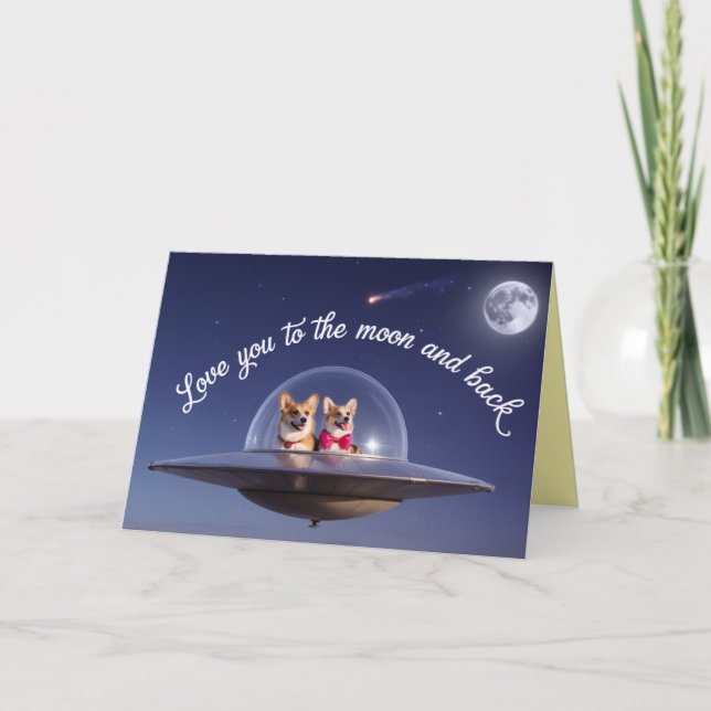 Corgi Valentine Card (Front)