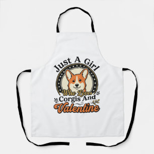 Corgi Valentine Design for Dog Lovers_1 Apron