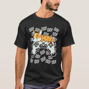 Corgi Video Game Noob Oof Kids Boys Girls T-Shirt