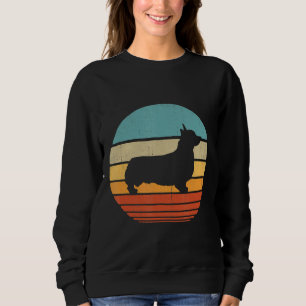 Corgi Vintage Silhouette S S Retro Sweatshirt