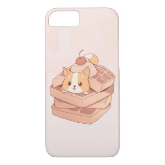 Corgi waffle iphone 8/7 case