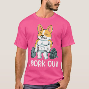 Corgi Weight Lifting T-Shirt