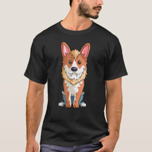 Corgi Werewolf Horror Halloween Gif T-Shirt