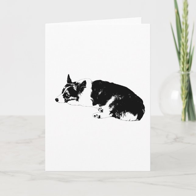 Corgi Winter Line Card (Front)
