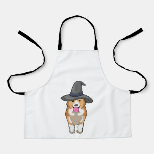 Corgi Witch Apron