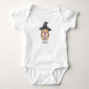 Corgi Witch Baby Bodysuit