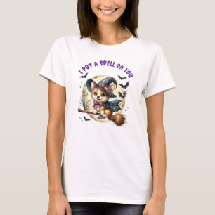Corgi Witch I Put A Spell On You T-Shirt