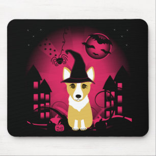 Corgi Witch Mouse Mat