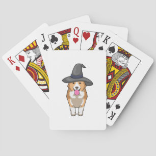 Corgi Witch Playing Cards