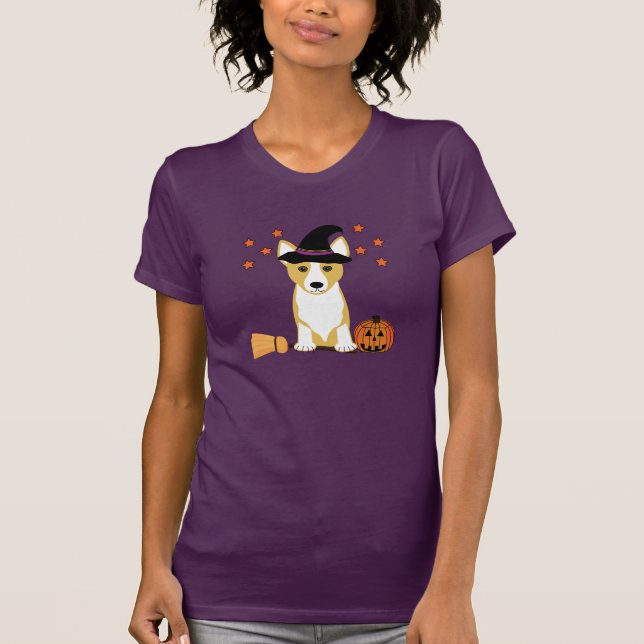 Corgi Witch T-Shirt (Front)