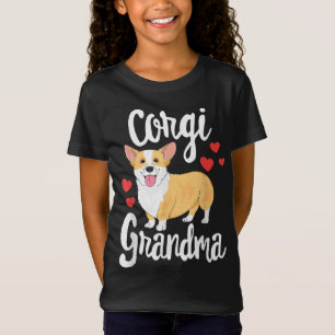 Corgi Women Girls Puppy Lover Dog Grandma Gift T-Shirt