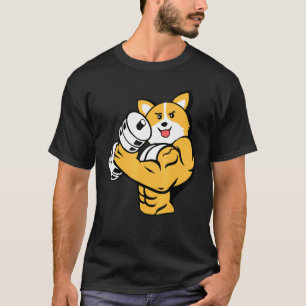Corgi Workout Lifting Bodybuilding Cool Fitness T-Shirt