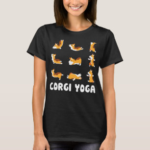 Corgi Yoga Cute Meditation Workout Exercise Dog Mo T-Shirt