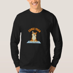 Corgi Yoga  Funny Spiritual Meditation Chakra T-Shirt