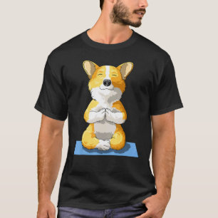 Corgi Yoga Pose Dog Pembroke Welsh Corgi Owners T-Shirt