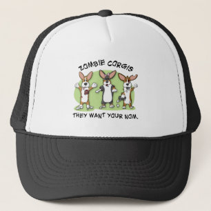 Corgi Zombies Trucker Hat
