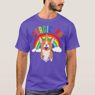 Corgicorn Dog Welsh Corgi Pembroke Corgi T-Shirt
