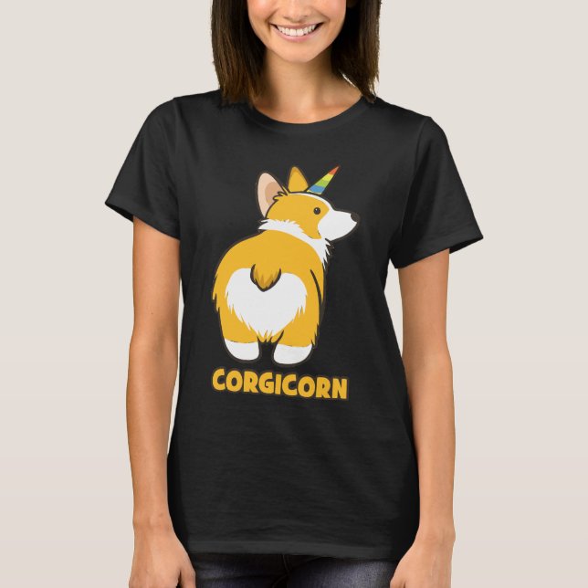 Corgicorn Essential T-Shirt (Front)