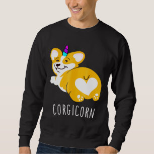 Corgicorn Unicorn Corgi Gag Your For A Dog Sweatshirt
