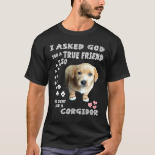 Corgidor Puppy Cockerpoo Mom Corgi Cab Dad Cute Co T-Shirt