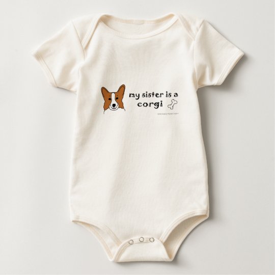 CorgiPembrokeSister Baby Bodysuit