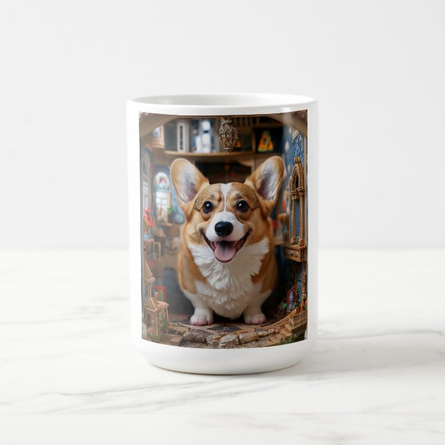 Corgis house coffee mug (Center)
