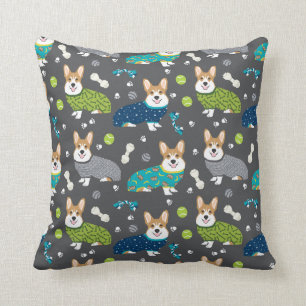 Corgi's in Pjs pillows