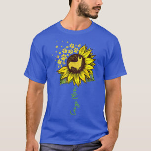 Corgis Mum Sunflower Corgis Dog Mama Plant Lover T T-Shirt