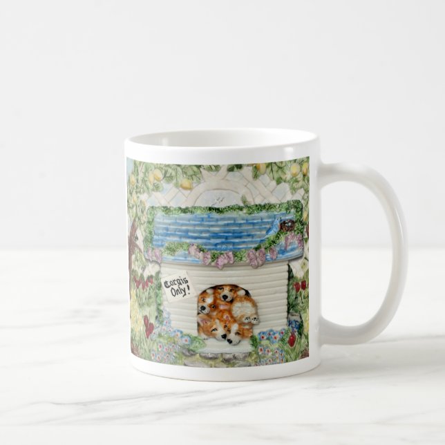 "Corgis Only!" mug (Right)